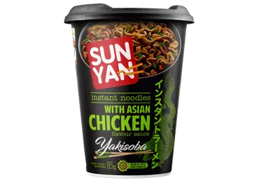 Ātri pagatavojamas nūdeles SUN YAN Yakisoba vista 85g