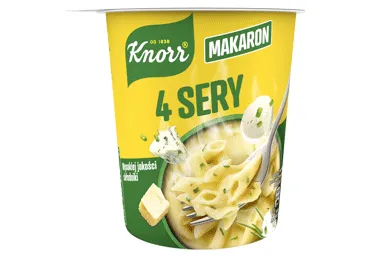 Ātri pagatavojami makaroni KNORR 4 sieru 66g
