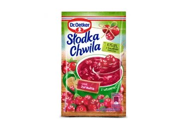 Ātri pagatavojams ķīselis ar dzērveņu garšu DR. OETKER 32,5g