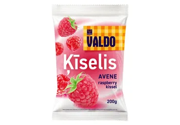 Ātri pagatavojams ķīselis VALDO ar aveņu garšu 200g