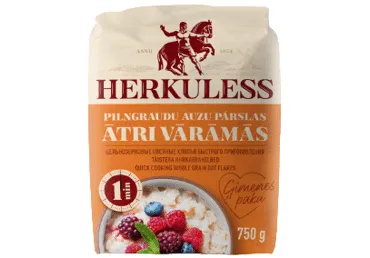 Auzu pārslas HERKULESS, ātri vārāmās, 750g NPKS