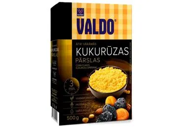 Kukurūzas pārslas ātri vārāmās 500g, Valdo
