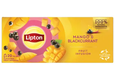 Augļu tēja LIPTON mango-upeņu 20x1,7 g