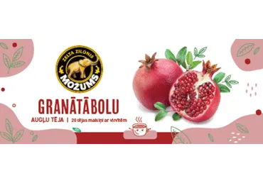Augļu tēja MOŽUMS granātābolu 20x1.75g