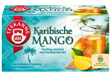 Augļu tēja TEEKANNE mango 20x2,25g