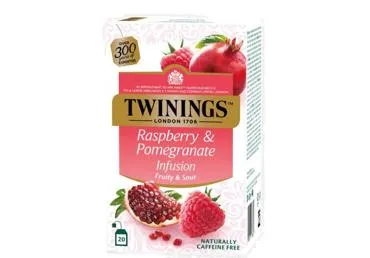 Augļu tēja TWININGS aveņu granātābolu 20x2g
