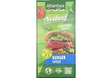 Augu bāzes burgeru kotlete ATLANTIKA 230g