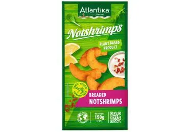 Augu bāzes panētas garneles Atlantika 150g