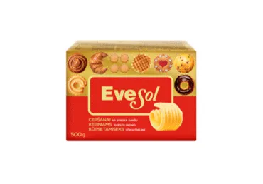 Margarīns cepšanai ar sviesta garšu 500g, EveSol