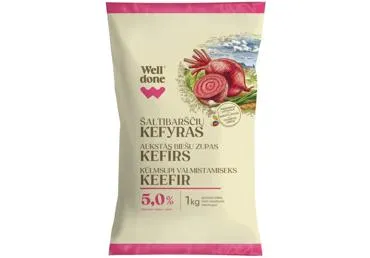 Aukstās zupas kefīrs WELL DONE 5% 1kg