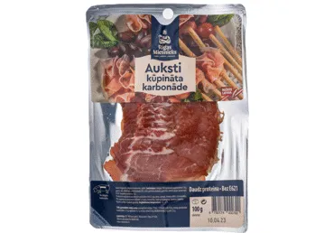 Auksti kūpināta cūkgaļas karbonāde RM 100g