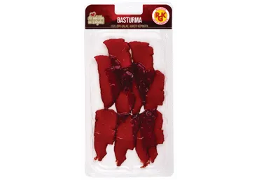 Auksti kūpināta liellopu gaļas Basturma RGK 40g