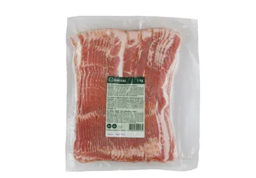 Bekons amerikāņu gaumē Rakvere auksti kūpināts 1kg