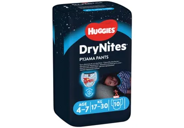 Autiņb.HUGGIES Dry N' boy 17-30kg 10gab.