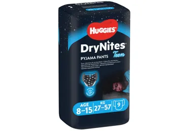 Autiņb.HUGGIES Dry N' boy 30-48kg 9gab.