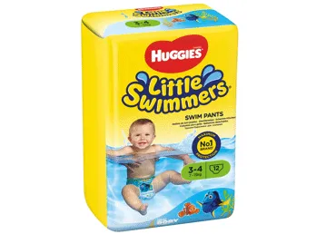 Autiņbiksītes HUGGIES Swim peldēšanai 7-15kg 12gab.