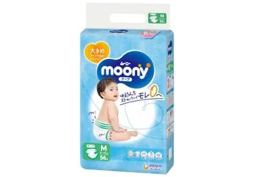 Autiņbiksītes MOONY Airfit M 6-11kg 56gab.