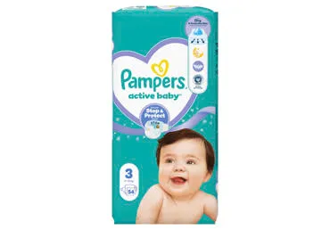 Autiņbiksītes PAMPERS AB S3 6-10kg 54gb.