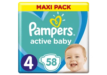 Autiņbiksītes PAMPERS AB S4 9-14kg 58gab.