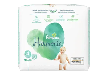 Autiņbiksītes PAMPERS Harmonie S4 9-14kg 28gab.