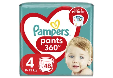 Autiņbiksītes PAMPERS Pants 4 9-15kg 48gab.