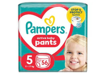 Autiņbiksītes PAMPERS Pants S5 12-17kg 56gab.
