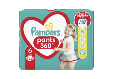 Autiņbiksītes PAMPERS Pants S6 15+kg 36gab.