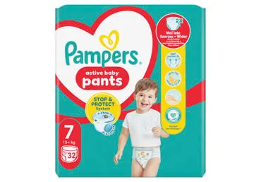 Autiņbiksītes PAMPERS PANTS S7 32gab.