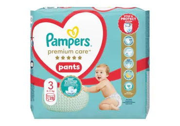 Autiņbiksītes PAMPERS PC Pants S3 6-11kg 28gab.