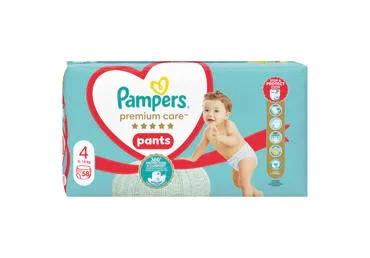 Autiņbiksītes PAMPERS PC Pants S4 9-15kg 58gab.