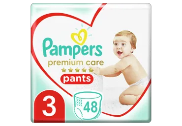 Autiņbiksītes PAMPERS PC S3 6-11kg 48gab.