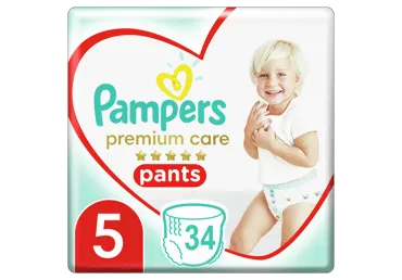 Autiņbiksītes PAMPERS PC S5 12-18kg 34gab.