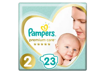 Autiņbiksītes PAMPERS Premium Care S2 4-8kg 23gab