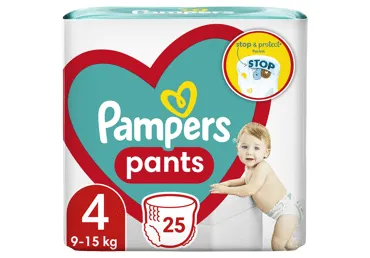 Autiņbiksītes PAMPERS S4 9-15kg 25gab.