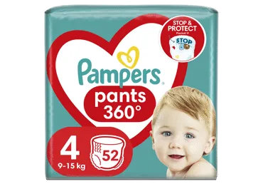 Autiņbiksītes PAMPERS S4 9-15kg 52gab.