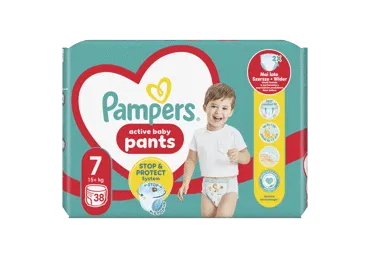 Autiņbiksītes PAMPERS S7 17+kg 38gab.