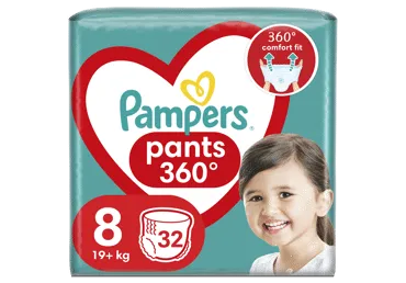 Autiņbiksītes PAMPERS S8 19+kg 32gab.