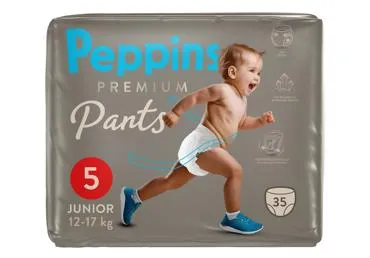 Autiņbiksītes PEPPINS Premium 12-17 kg 35gab