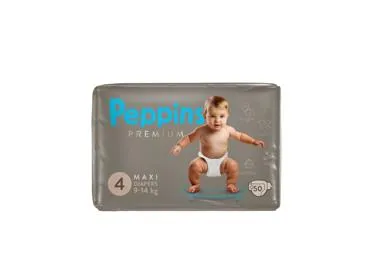 Autiņbiksītes PEPPINS Premium Maxi 9-14kg 50gb.