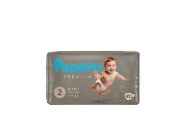Autiņbiksītes PEPPINS Premium Mini 4-8kg 42gab