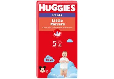 AutiņbiksītesHUGGIES Boy S5 12-17kg 48gab.