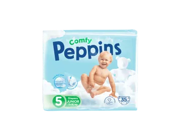 Autiņb.PEPPINS Comfy S5 11-16kg 35gab.