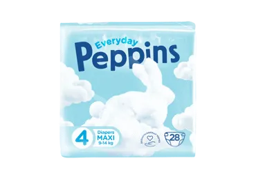 Autiņb.PEPPINS Everyday S4 9-14kg 28gab.