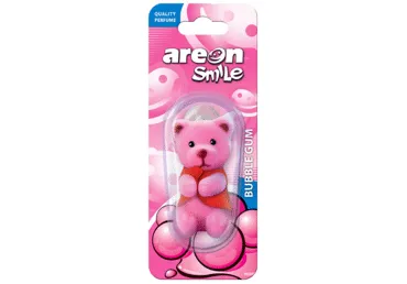 Auto gaisa atsvaidzinātājs AREON Smile Bubble Gum