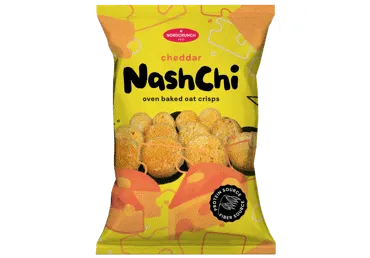 Auzu čipsi NASHCHI ar Čedara siera garšu 60g