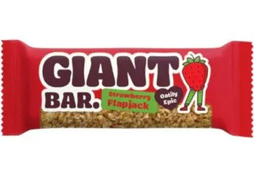 Auzu pārslu batoniņš MABAKER ar zemenēm 90g