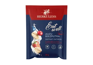 Pārslas Herkuless ātri pagat.ar meža ogām un pienu 35g