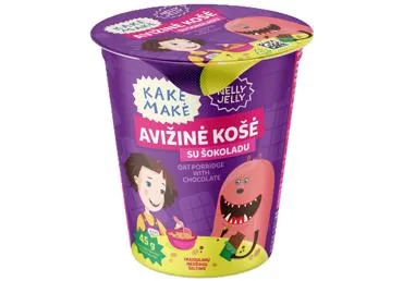 Auzu pārslu biezputra KAKE MAKE ar šokolādi 45g