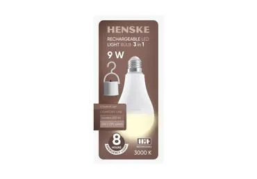 Avārijas LED spuldze HENSKE E27