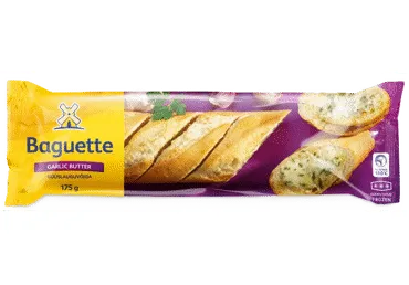 Bagete ar ķiploku un zaļumu sviestu 175g